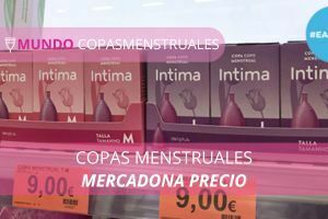 Copa menstrual Mercadona: precio 9 euros.